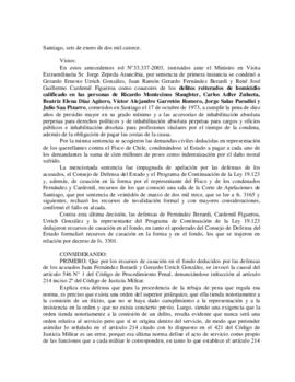 Sentencia de la Corte Suprema por el homicidio de Jorge Salas Paradisi
