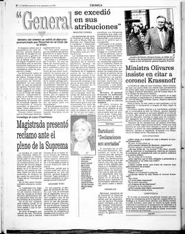 Ministra no traspasará el caso Chanfreau