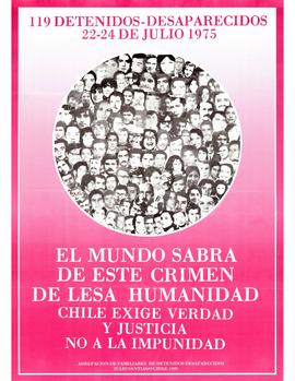 Afiche 119 Detenidos-Desaparecidos