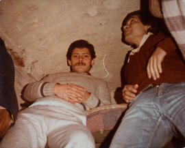 Fotografía de José Levinao y Fernando Valenzuela en Cárcel Pública