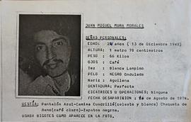 Descripción física de Juan Miguel Mura Morales
