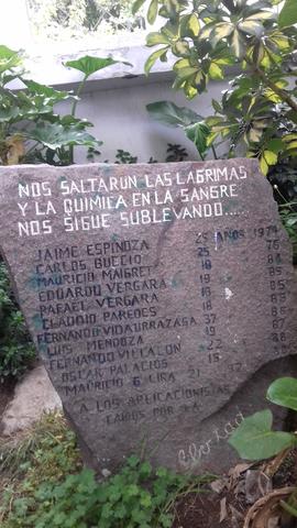 Memorial a los estudiantes detenidos desaparecidos del Liceo de Aplicación