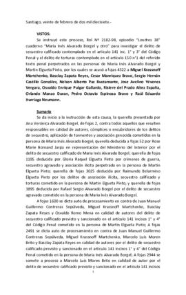 Sentencia final de primera instancia María Inés Alvarado Borgel - Martín Elgueta Pinto