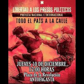 Libertad de los presos políticos, Protesta Nacional e Internacional todo el país a la calle