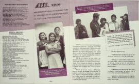 Tríptico de la Red internacional de mujeres para el desarrollo y la democracia en El Salvador-vientos/winds