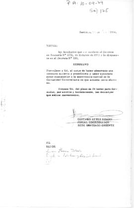 Cargos de conducta proselitista en contra Juan Ibarra