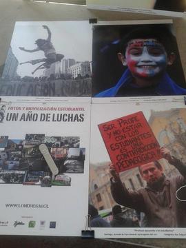 Fotografías de la exposición "Un año de luchas"