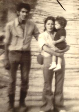 Carlos Cubillos junto a su esposa, Mónica y su hija, Carla
