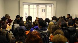 Grupo participando de visitas guiadas en Londres 38 durante el Día del Patrimonio 2016