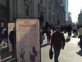 Exposición itinerante "Montajes comunicacionales del pasado y del presente"