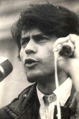 Alfonso Chanfreau dando discurso