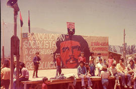 Lienzo "2° AÑO DE LUCHA. CAMPAMENTO NUEVA LA HABANA"