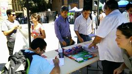 Estand de Londres 38 en jornada por los derechos colectivos
