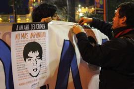 "A un año del crimen. No más impunidad"