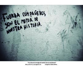 "Fuerza compañeros, son el motor de nuestra historia"
