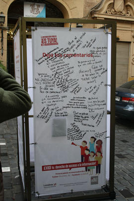 Intervención Deja tus comentarios en el Día del Patrimonio 2014