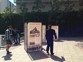 Exposición itinerante "Montajes comunicacionales del pasado y del presente"